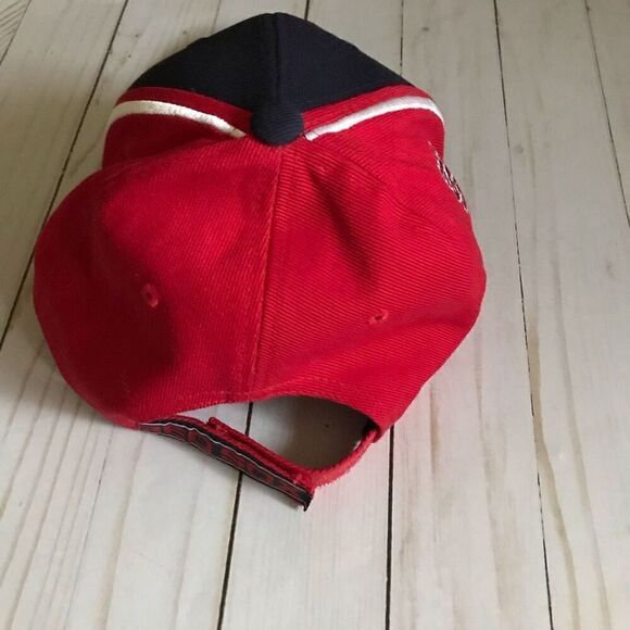 Genuine Merchandise baseball cap hat red blue Boston Red Sox one SZ adjustable - Picture 4 of 9